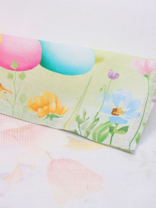 Дорожка на стол Этель «Пасхальный цветок», 50×150 см, 100% хлопок, рогожка 160 г/м²