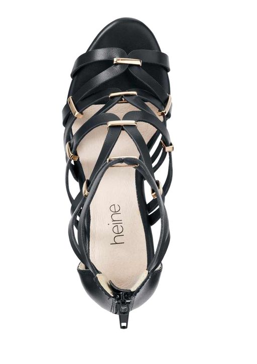 Босоножки, черные - Heine фото 4
