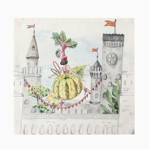 Набор салфеток «Этель» Circus show, 40×40 см - 4 шт., 100% хлопок., 190 г/м²