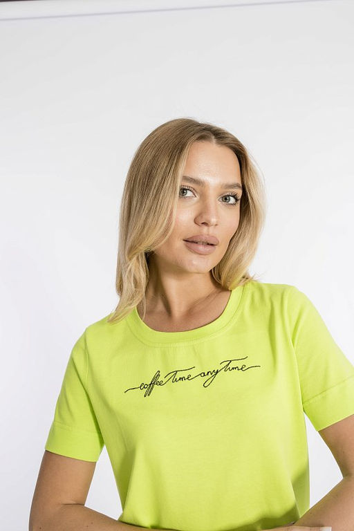 Футболка М322124ВШв Салатовый - Елена фото 8