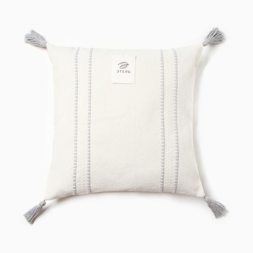 Наволочка декоративная Этель сканди 45х45 см, цвет серый, хлопок  фото 4