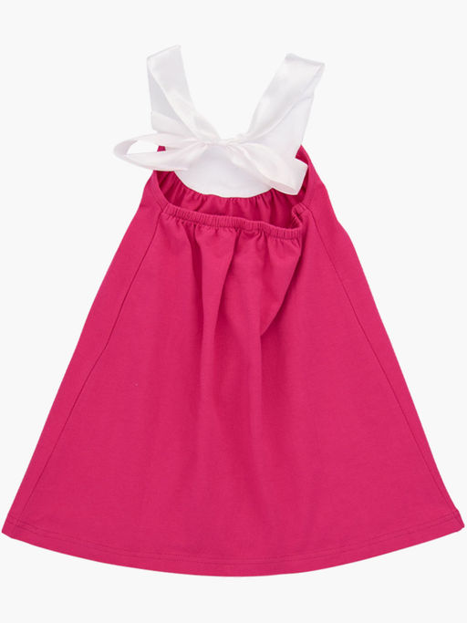 Сарафан с открытой спинкой на завязках UD 0168 малиновый - Mini maxi фото 3