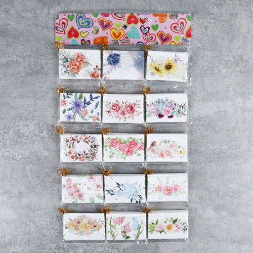 Открытка набор 120 штук / DE-143 /уп 60/ Цветы - ГалеонТрейд фото 4