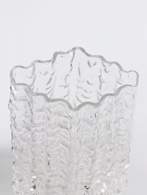 Ваза «Силвио», 20.5×15 см, стекло, прозрачная