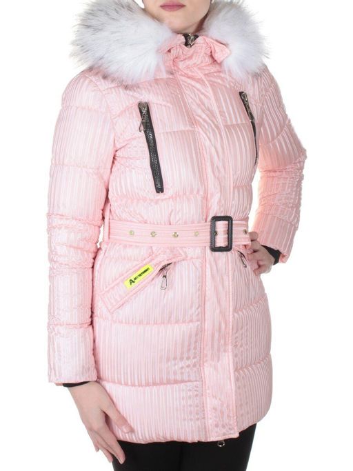 2037 PINK Куртка зимняя облегченная женская Yixiangyuan