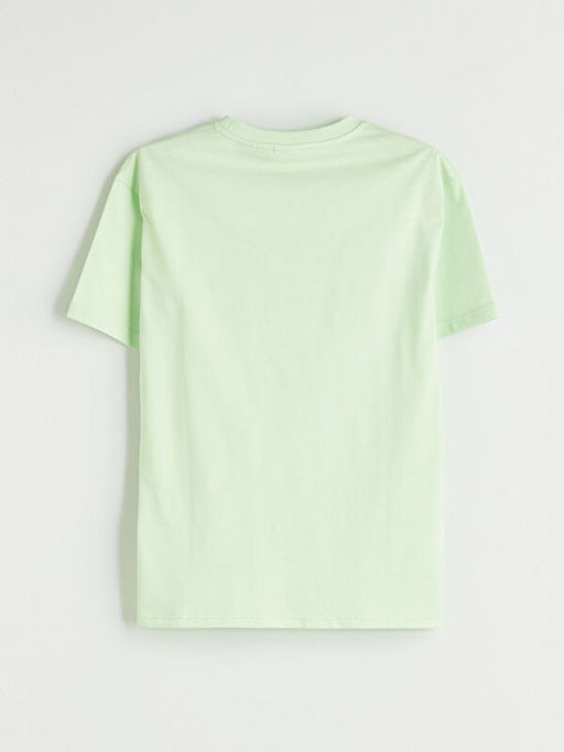 Bisiklet Yaka Minecraft Bask?l? Erkek ?ocuk Ti??rt