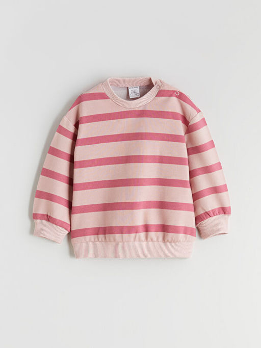 Bisiklet Yaka K?z Bebek Sweatshirt ve Tayt