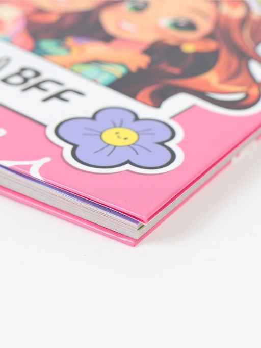 Анкета для девочки А5, 50 листов, твердая обложка Девочки