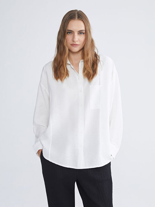 Dokulu Oversize Kad?n G?mlek