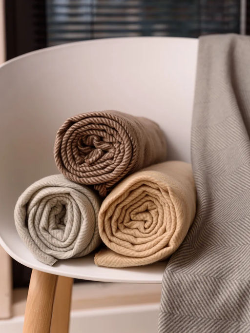 Флисовый плед 130x160 см с принтом PF130, двусторонний: Для дома, дивана, пикника, машины, путешествий - Bio-Line