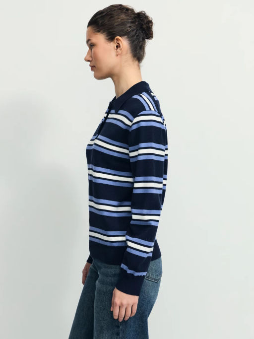 Джемпер из вискозы в полоску / Zarina фото 5