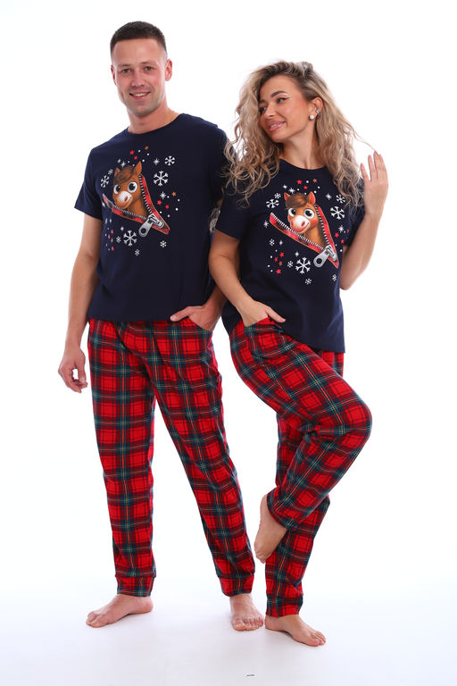 Пижама женская новогодняя Лошадка