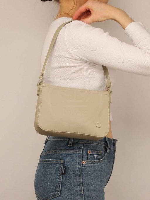 Сумка женская искусственная кожа DJ-СМ 7423-MOONSTRUCK, 1отд, плечевой ремень, серый SALE 265261 - Adelia фото 9