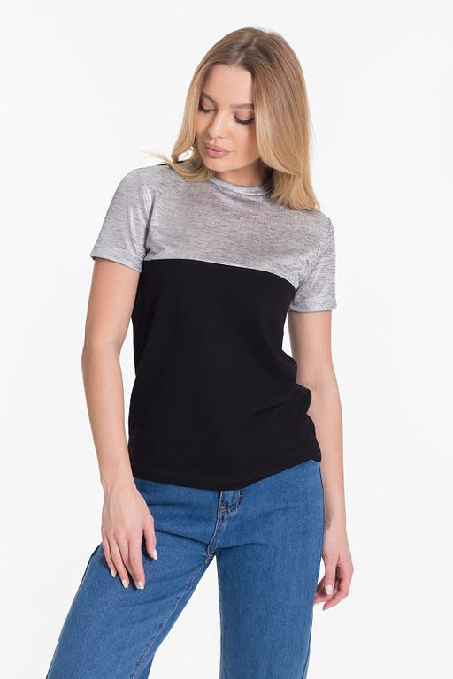 Футболка М324179а черный - Елена фото 6