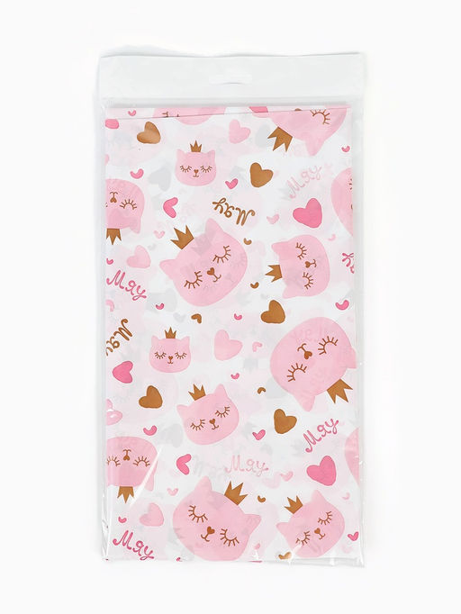 Скатерть одноразовая «Котенок Принцесса», 120×180 см