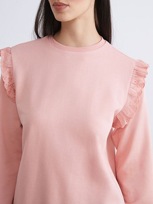 Bisiklet Yaka Kad?n Sweatshirt Tunik