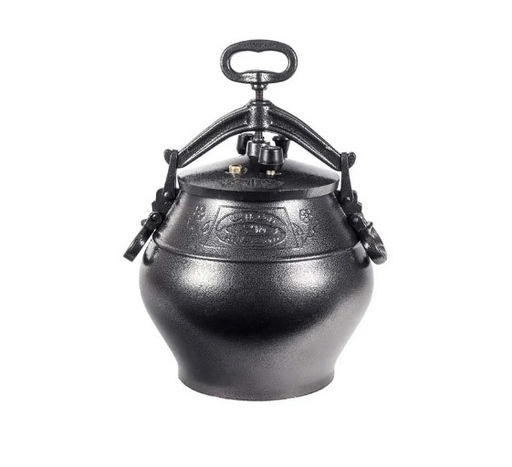 Казан (скороварка) 8,0 л Афганский, черный с боковыми ручками