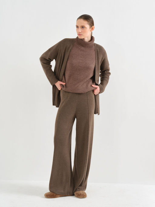 Conso/KTR 230670 - brown melange Брюки женские фото 8