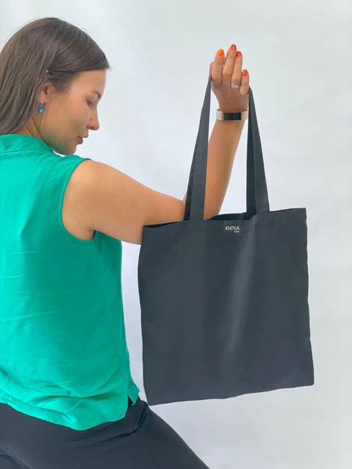 Шоппер Knitka, черный - Knitka wear фото 7