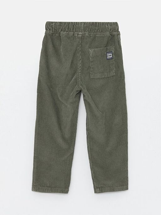 Rahat Kal?p Beli Lastikli Kadife Erkek ?ocuk Pantolon