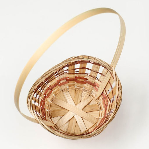 Цена за 2 шт. Корзина плетёная для хранения «Ладья», 15×13×8 см, бамбук