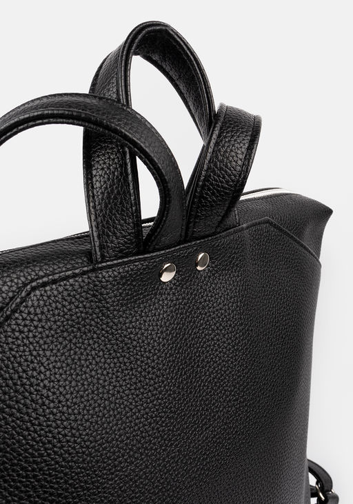 Рюкзак Модель №1307 | кожзам | гладкий | черный | Р929-1 | 33983 - L-craft фото 8