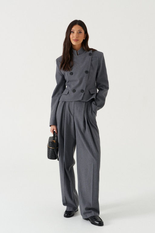 Жакет Annete А5636 серый фото 3