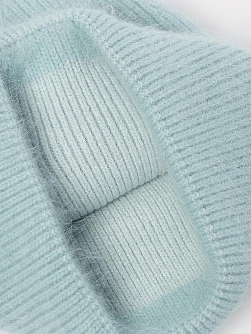 Шапка жен. шерсть+анг+нейл LB-WT35004 aqua - Labbra фото 4