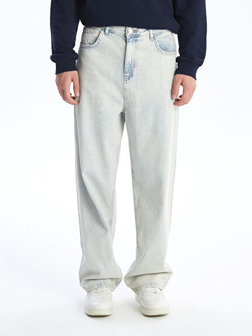 Super Baggy Fit Erkek Jean Pantolon