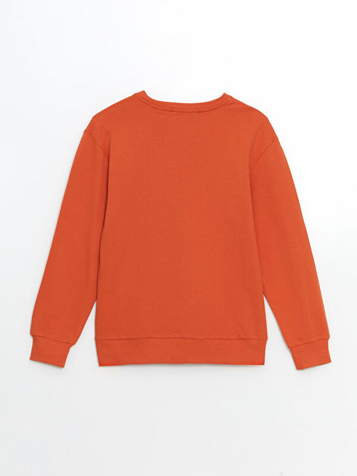 Bisiklet Yaka ?i?ekli K?z ?ocuk Sweatshirt - Waikiki фото 2