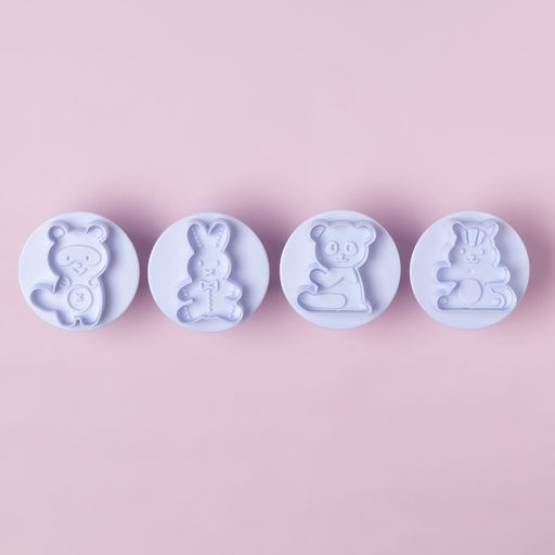 Плунжеры кондитерские Доляна Мягкая игрушка, набор 4 шт., пластик, МИКС  фото 4