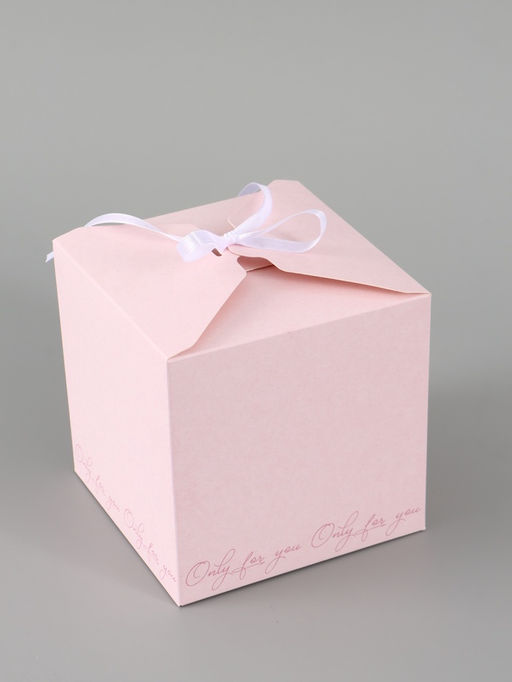 Цена за 10 шт. Коробка подарочная складная Only for you, 12×12×12 см