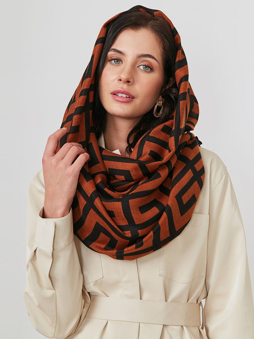 Большой, мягкий, тонкий и очень нежный двусторонний палантин - Tantino фото 7