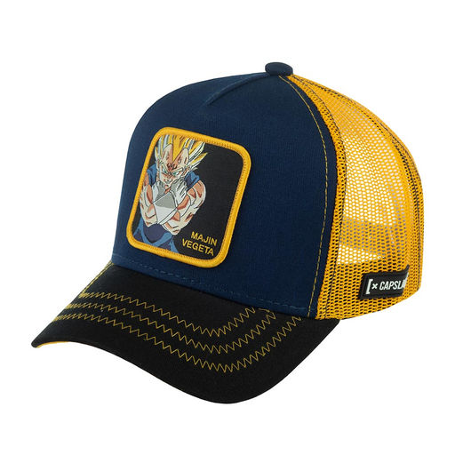 Бейсболка CAPSLAB арт. CL/DBZ2/1/MV1 Dragon Ball Majin Vegeta (темно-синий / рыжий)