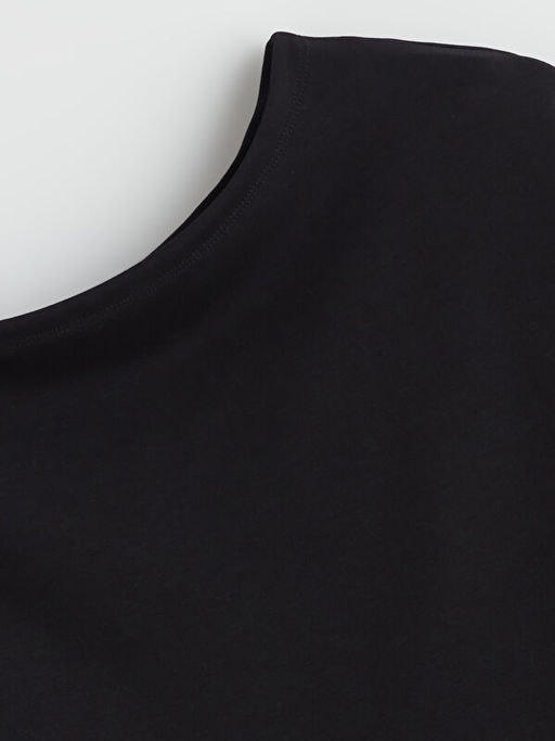 Kay?k Yaka Oversize Kad?n Sweatshirt Tunik