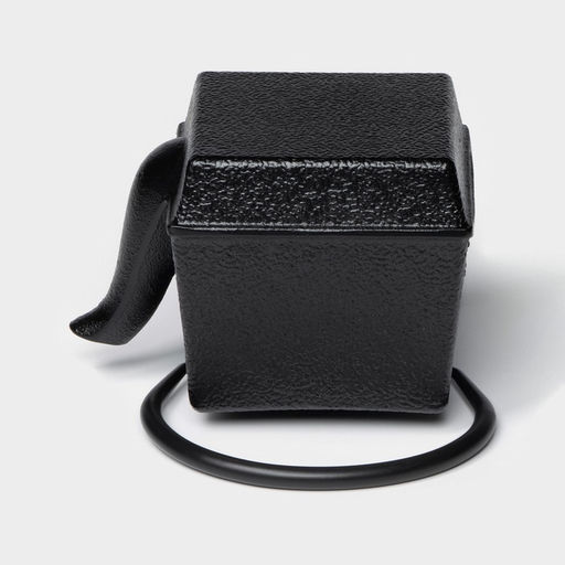 Чайник Доляна «Бокей. Этно», 700 мл, с ситом, с эмалированным покрытием, индукция, чугун, чёрный