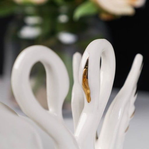 Статуэтка Влюбленные лебеди 8,5 см / B1793N /уп 72/ - Галеонтрейд фото 4