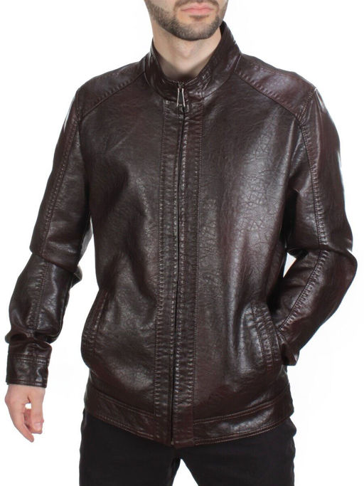 211 BROWN Куртка из эко-кожи мужская