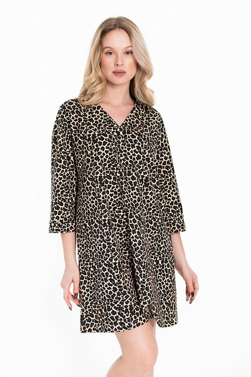 Туника М324255б бежевый - Елена фото 3