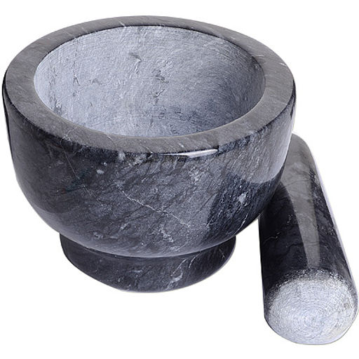 30632 Ступка с пестиком мрамор 300мл MB (х4) - Mayer&boch фото 2