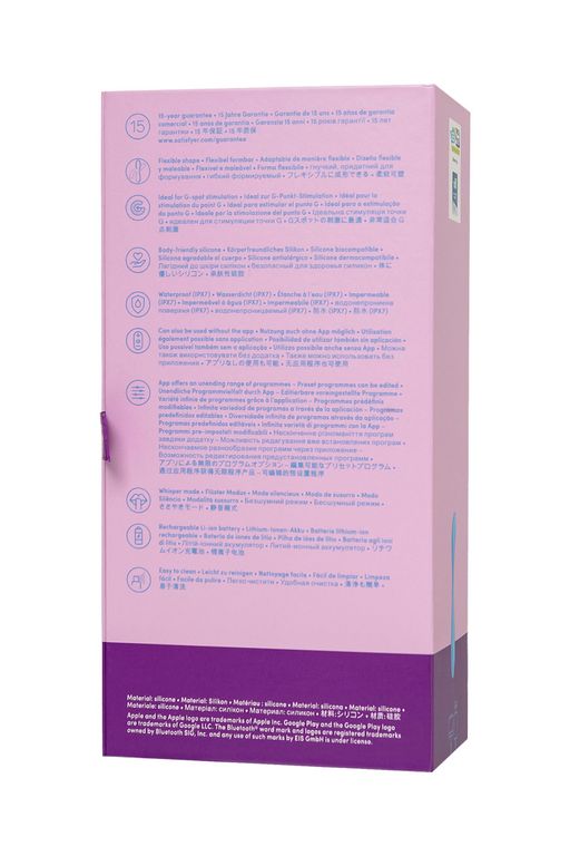 Многофункциональный вибратор для пар Satisfyer G-Spot Flex 4+, голубой