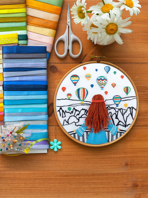 Набор для вышивания PANNA Живая картина JK-2348 Увидеть Каппадокию 15.5 х 15.5 см