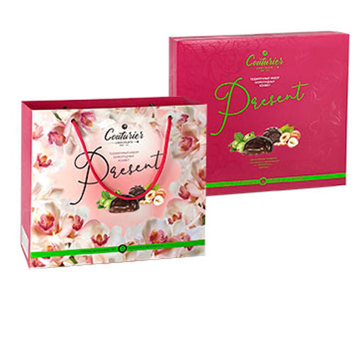 Сумка/Презент Орхидеи 170гр/Шоколадное кутюрье/ - Шоколадный кутюрье фото 2