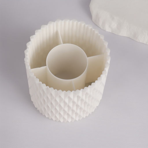 Органайзер - подставка для хранения косметики, вращающийся, 5 секций, d=11.5 см, белый