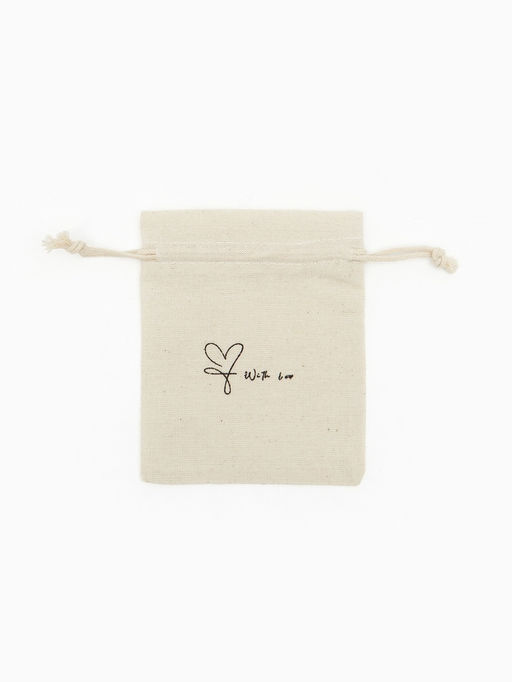 Цена за 50 шт. Мешочек подарочный Нежность лён, 10?12 см, бежевый - Simaland фото 3