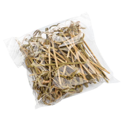 Шпажки бамбук 9 см "Завиток"