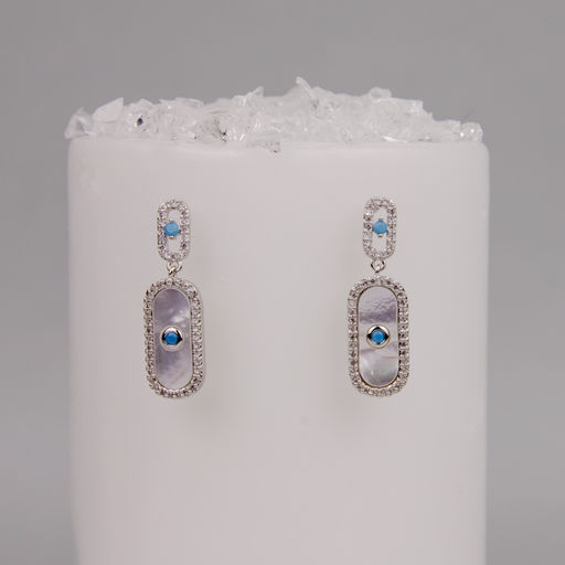 Серьги Арт. 3-3931-W - MyGemma фото 5