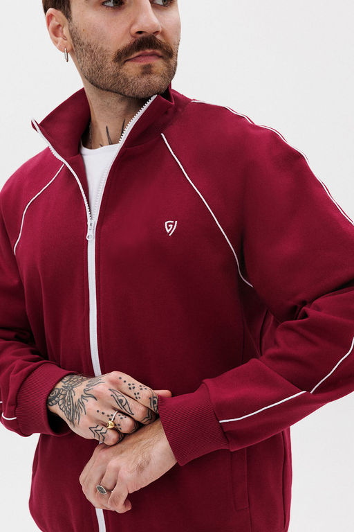 Толстовка GO M4082/12-01.176-182 вишня - Pirs фото 4