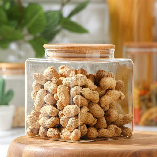 Банка для сыпучих продуктов BellaTenero Эко, 1.2 л, 1113 см, с бамбуковой крышкой, стекло, прозрачная