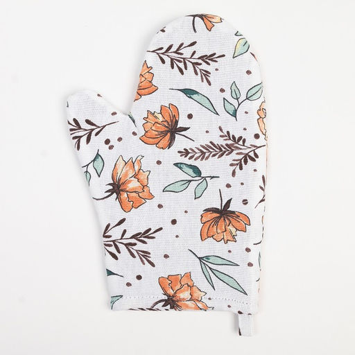Набор кухонный Доляна Oleander: варежка 20×27 см, прихватка 19×19 см, 100% хлопок